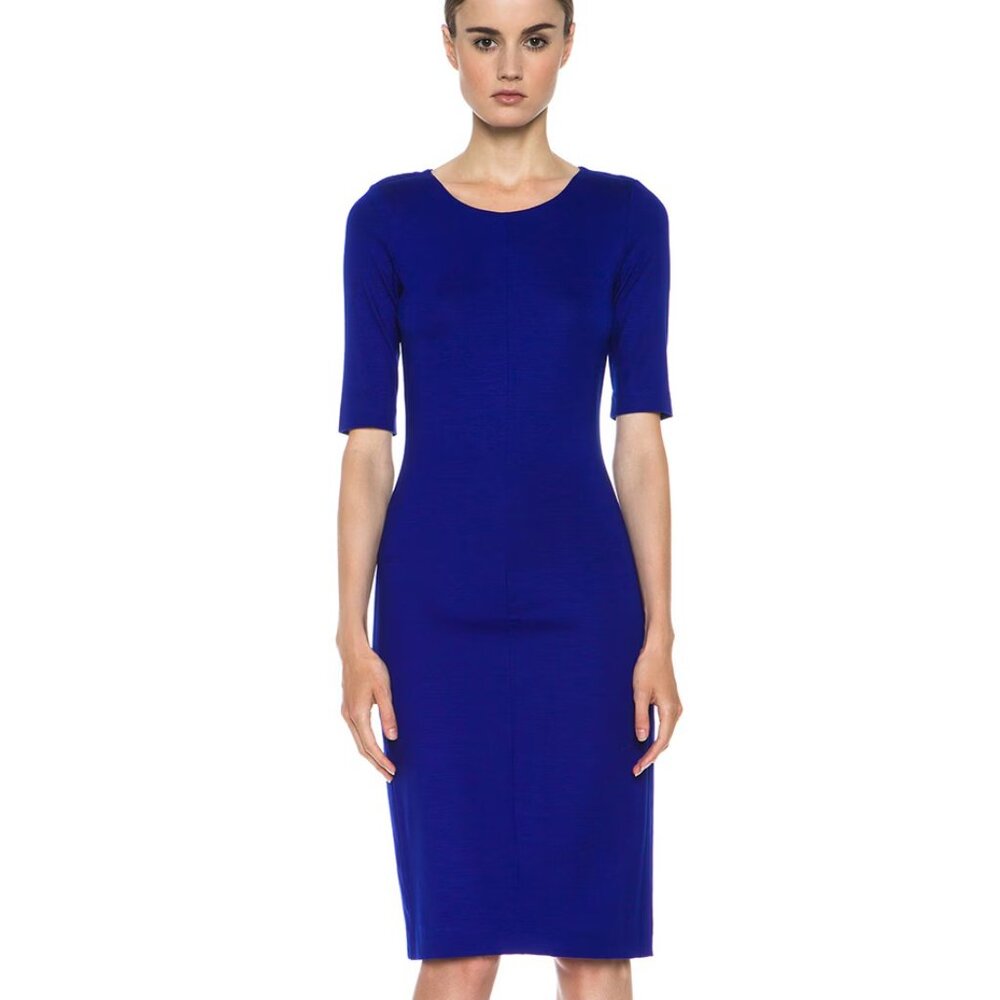 Electric blue DvF dress - size S
